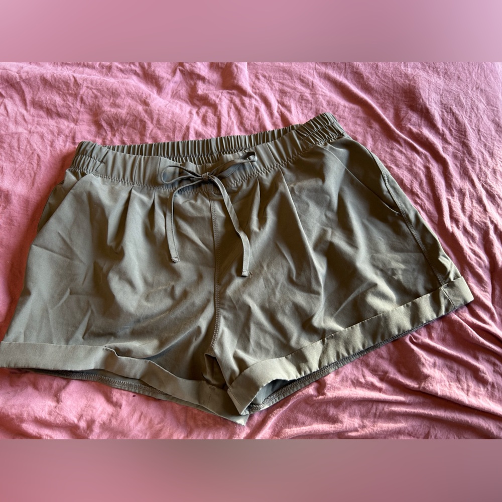 Green shorts